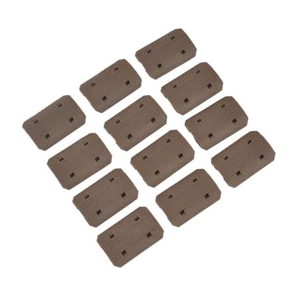 MP SET 12 COPRI SLITTA TIPO 2 PER M-LOK DARK EARTH (MP2028-T) - immagine 4
