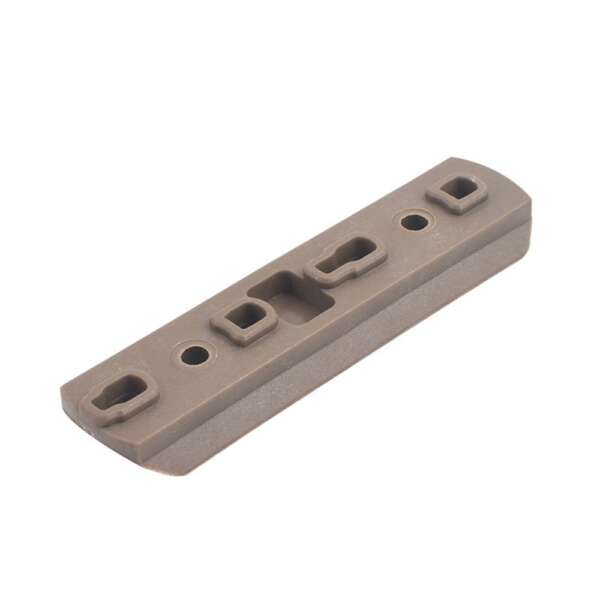 MP SET 6 SLITTE 20mm IN POLIMERO PER KEYMOD E M-LOK DARK EARTH (MP2013-T) - immagine 11