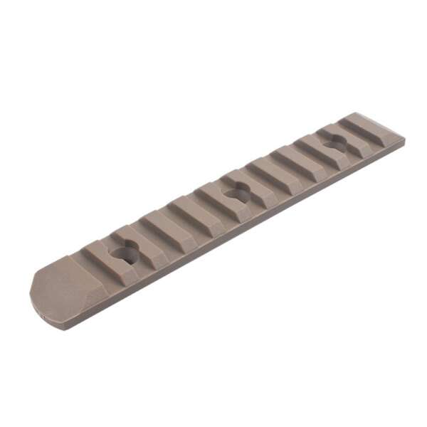 MP SET 6 SLITTE 20mm IN POLIMERO PER KEYMOD E M-LOK DARK EARTH (MP2013-T) - immagine 4