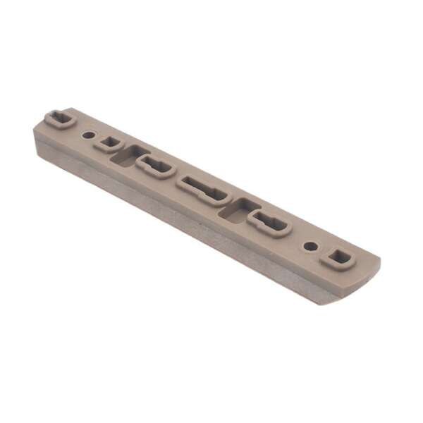MP SET 6 SLITTE 20mm IN POLIMERO PER KEYMOD E M-LOK DARK EARTH (MP2013-T) - immagine 7