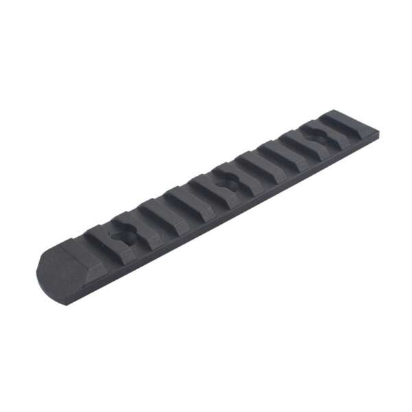 MP SET 6 SLITTE 20mm IN POLIMERO PER KEYMOD E M-LOK NERO (MP2013-B) - immagine 3