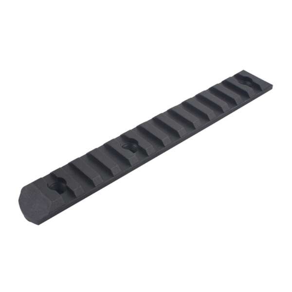 MP SET 6 SLITTE 20mm IN POLIMERO PER KEYMOD E M-LOK NERO (MP2013-B)