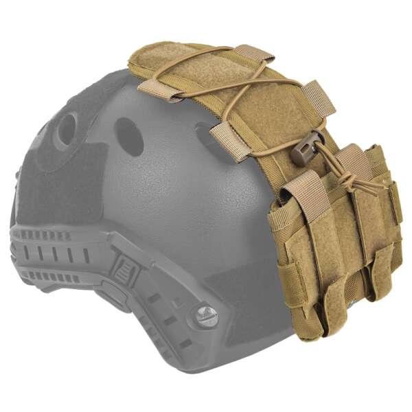 NHELMET BATTERY CASE PER ELMETTO DARK EARTH (NH3013-T) - immagine 2