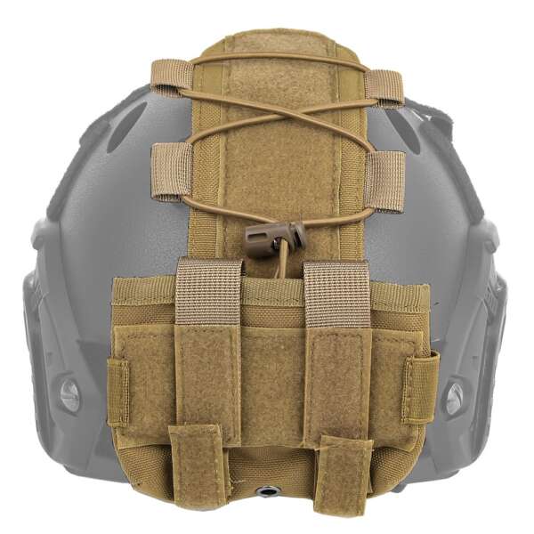 NHELMET BATTERY CASE PER ELMETTO DARK EARTH (NH3013-T) - immagine 3