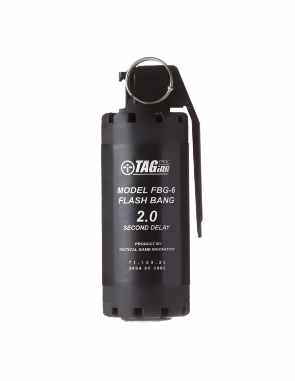 TAGINN - Airsoft Pyrotechnics FBG 6 Sound Flash Bang 2 SEC / GRANATA A MANO (1 pezzo) - immagine 3
