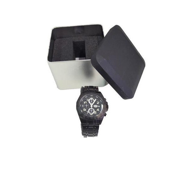 OROLOGIO METALLO MILITARE 20ATM NERO (BKS)