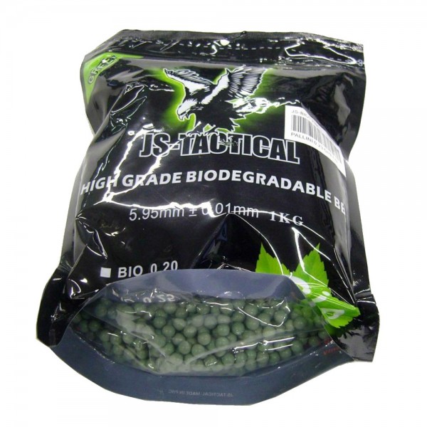 JS-TACTICAL PALLINI BIO 0.20G VERDI (JS-BIO0.20V) x5