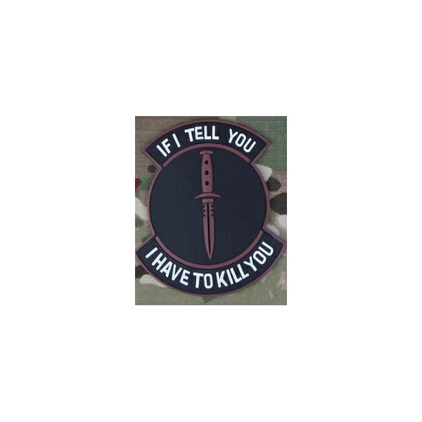 PATCH IN PVC IF I TELL YOU (EM5547B)