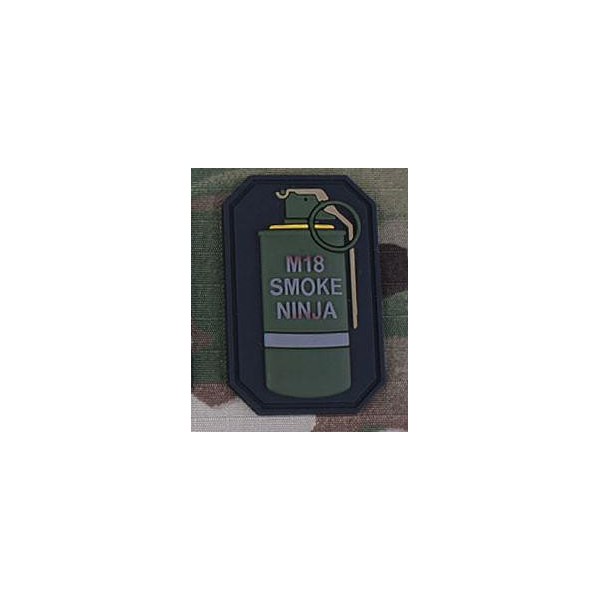 PATCH IN PVC M18 SMOKE NINJA (EM5525C)