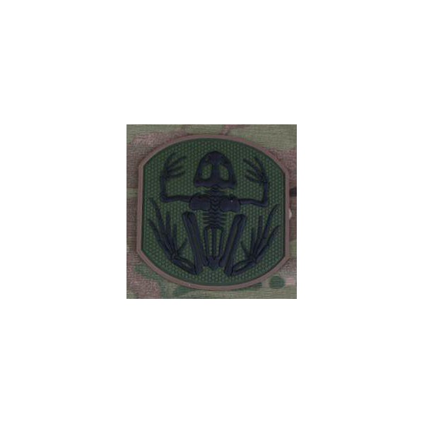 PATCH SKELETON FROG VERDE E NERA (EM5551A)