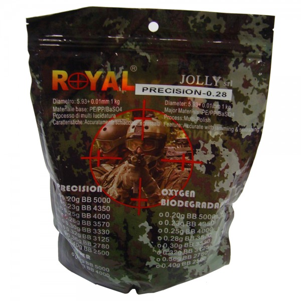 ROYAL PALLINI 0.28G BIANCHI (PRECISION 0.28)