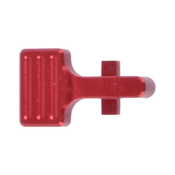 RETROARMS BOLT CATCH CNC AR15 TIPO B ROSSO (RA-6865) - immagine 2