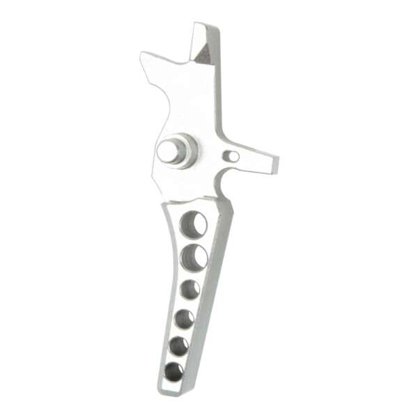 RETROARMS GRILLETTO CNC AR15 TIPO C ARGENTO (RA-6775) - immagine 2