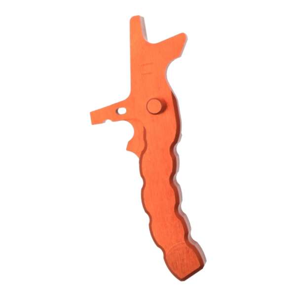 RETROARMS GRILLETTO CNC AR15 TIPO F ARANCIONE (RA-6932) - immagine 2