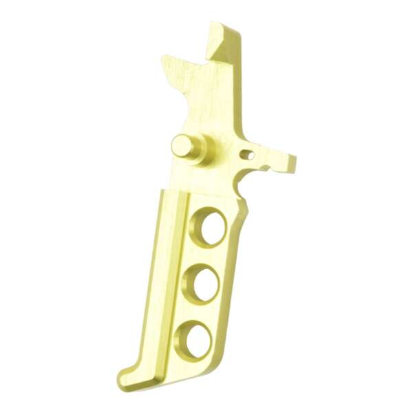 RETROARMS GRILLETTO CNC AR15 TIPO H GIALLO (RA-6953) - immagine 2