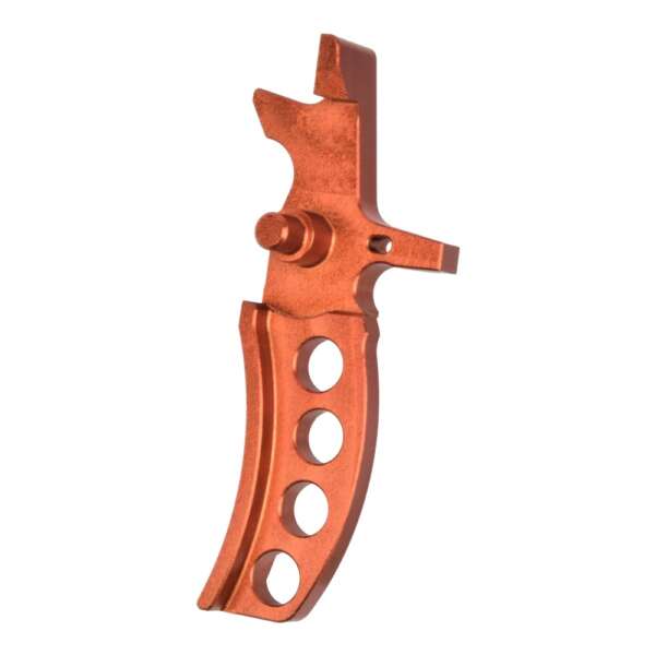 RETROARMS GRILLETTO CNC AR15 TIPO D ARANCIONE (RA-6819) - immagine 2