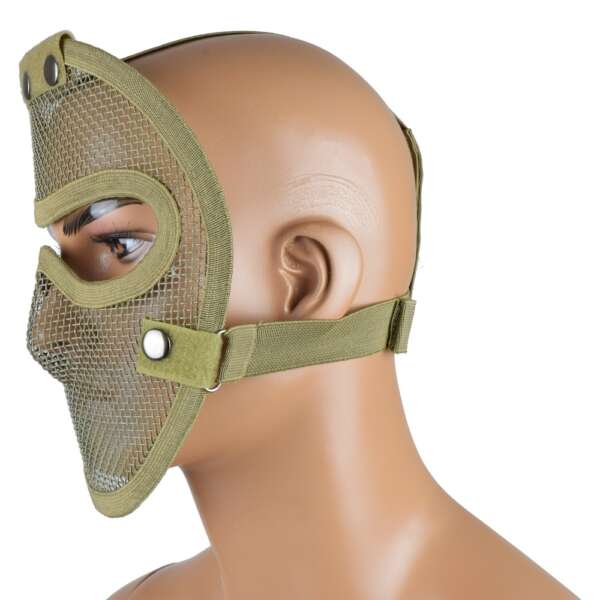 ROYAL MASCHERA CON RETE METALLICA TAN (KR003T)
