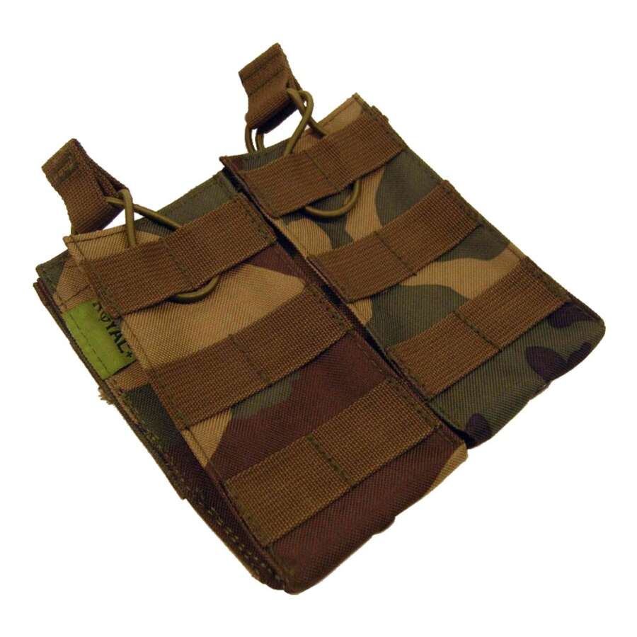 ROYAL TASCA PORTA CARICATORI 5.56 DOPPIA WOODLAND (RP-1098-WOOD)