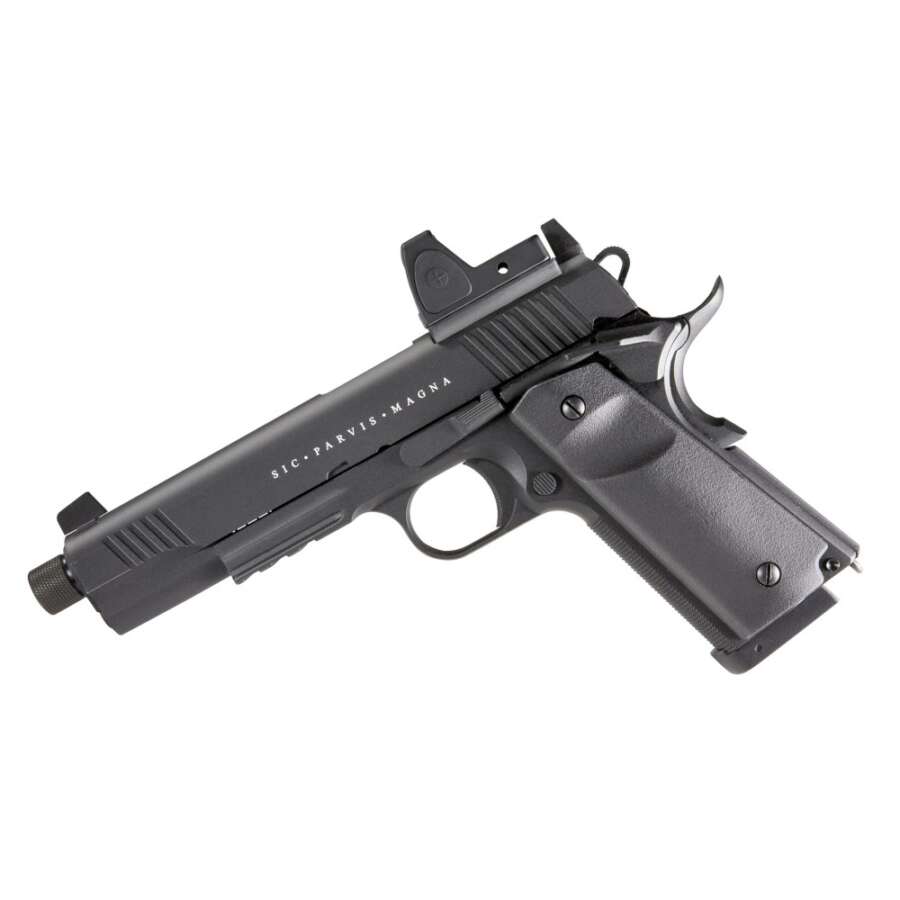 PISTOLA A CO2 RUDIS MAGNA XII 1911 BLACK C/RED DOT SECUTOR