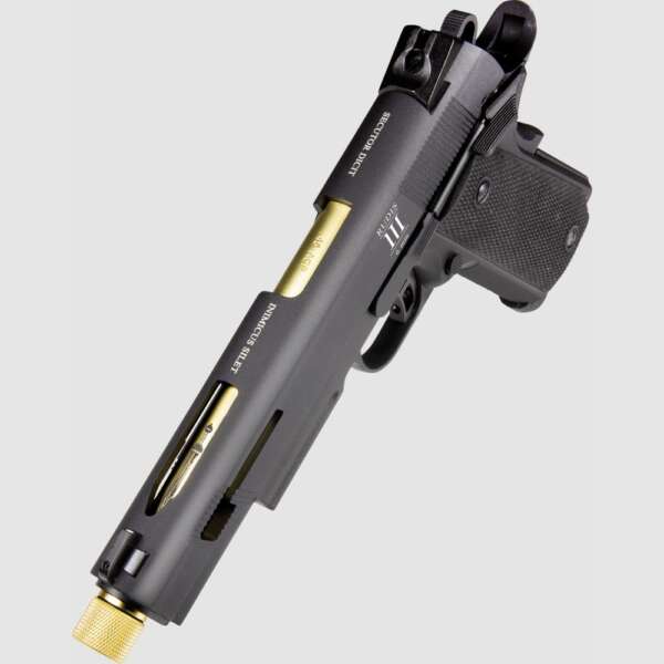 RUDIS III 1911 BLACK & GOLD CO2 SECUTOR SCARRELLANTE - immagine 3