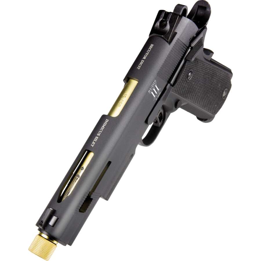 RUDIS III 1911 BLACK & GOLD CO2 SECUTOR SCARRELLANTE