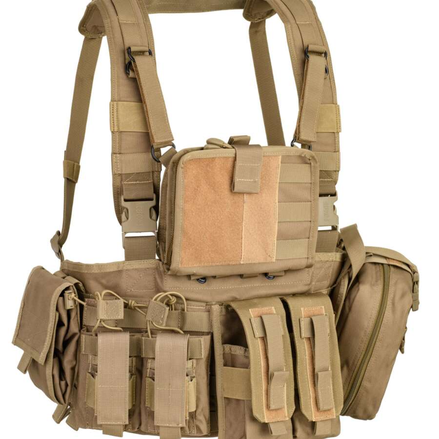 DEFCON 5 RECON CHEST RIG MULTIRUOLO D5-RC906 - TAN