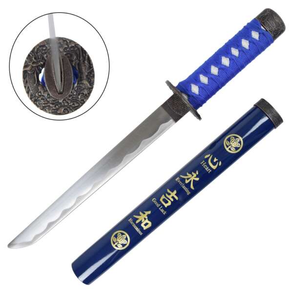 TANTO ORNAMENTALE BLU (ZS627BL) - immagine 2