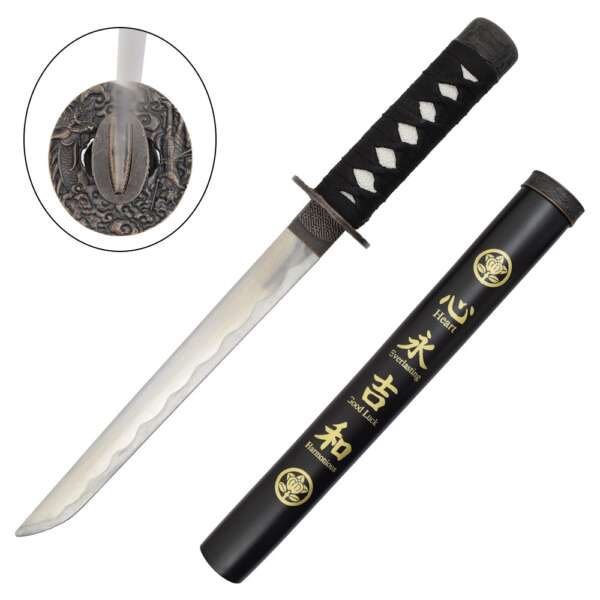 TANTO ORNAMENTALE NERO (ZS627BK) - immagine 2