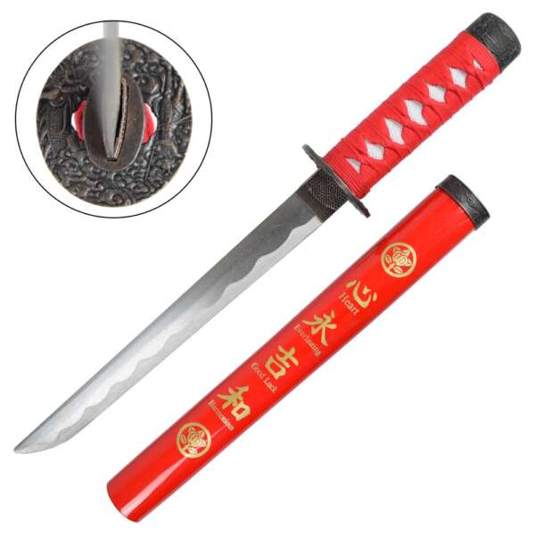 TANTO ORNAMENTALE ROSSO (ZS627RD) - immagine 2