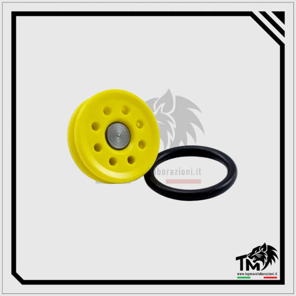 TESTA PISTONE SUNPOWER CON FORI RADIALI IN DELRIN PER UMAREX/VFC MP7 AEG GEN1/GEN2 (TPMP7D)