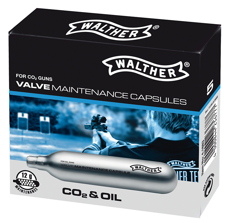BOMBOLE CO2 WALTHER X LUBRIFIC. 12GR CZ X 5