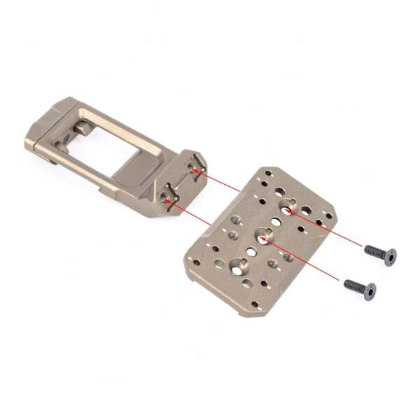 WADSN ATTACCO LATERALE 45 GRADI PER RED DOT DARK EARTH (WS2019-T) - immagine 3