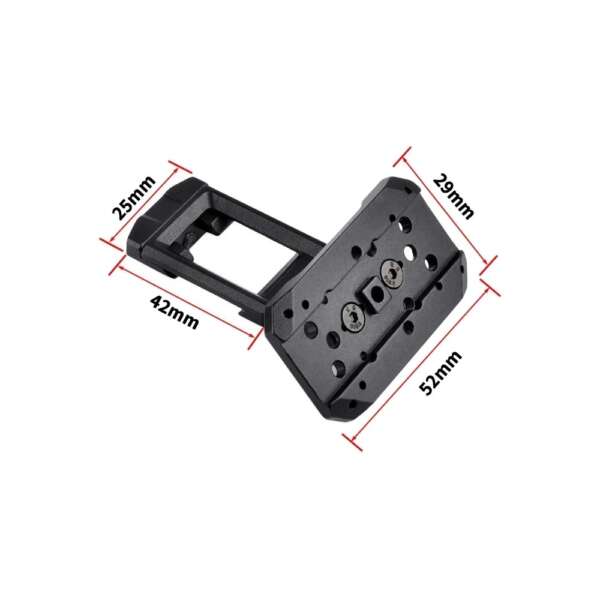 WADSN ATTACCO LATERALE 45 GRADI PER RED DOT NERO (WS2019-B) - immagine 5