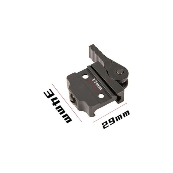 WADSN ATTACCO QD IN METALLO PER DBAL-A2 NERO (WDX032) - immagine 3