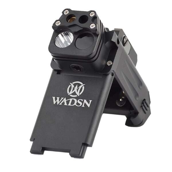 WADSN LASER ROSSO CON TORCIA E IR PER PISTOLE NERO (WM114-B) - immagine 5