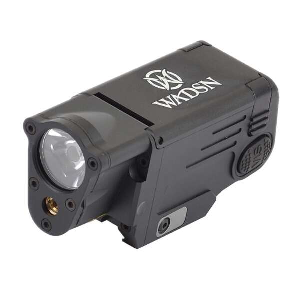 WADSN LASER ROSSO E TORCIA LED PER PISTOLE NERA (WM113-B) - immagine 3
