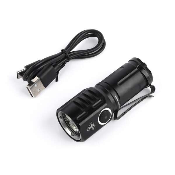 WADSN MINI TORCIA LED NERA (WEX682-B) - immagine 4