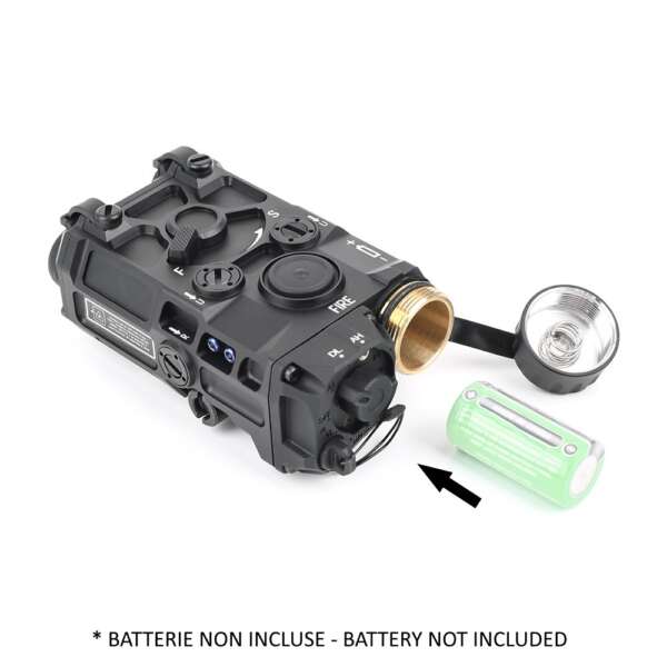 WADSN SISTEMA DI PUNTAMENTO LASER ROSSO/IR CON LUCE LED NERO (WD06081-B) - immagine 7