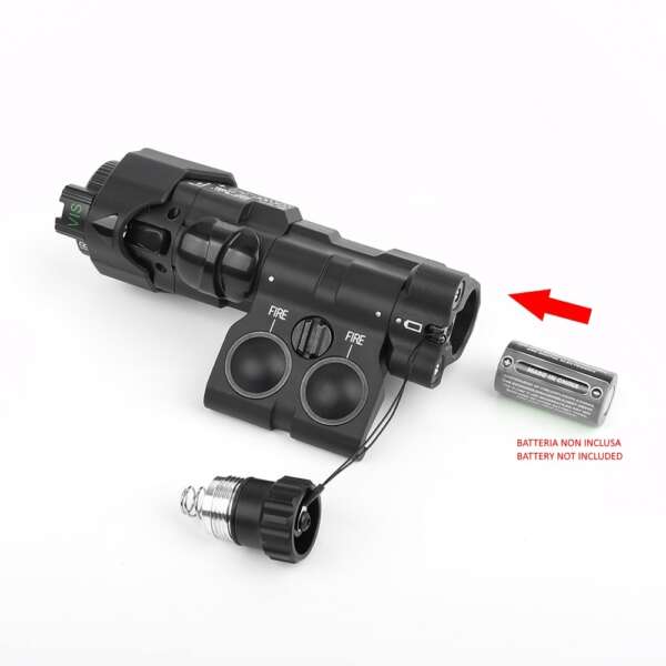 WADSN SISTEMA DI PUNTAMENTO LASER ROSSO/IR CON LUCE LED/LED IR NERO (WD6075-B) - immagine 5
