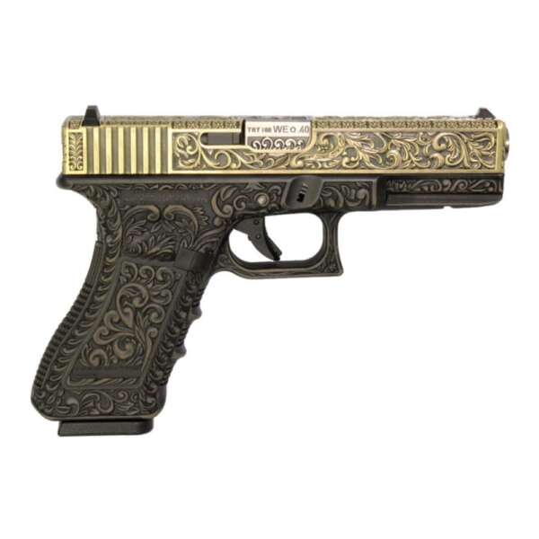 WE PISTOLA A GAS G17 CLASSIC FLORAL PATTERN BRONZE (WG01FB) - immagine 2