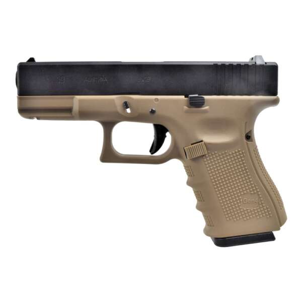 WE PISTOLA A GAS G19 NERA E TAN (WG03BT) - immagine 2