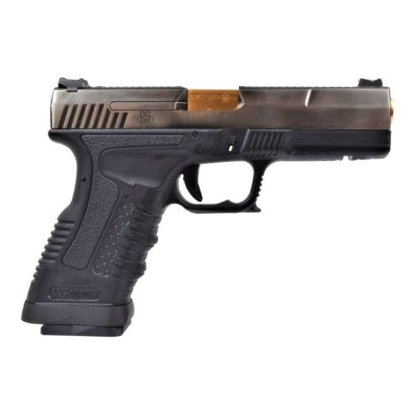 WE PISTOLA A GAS GP1799 T3 BLACK/SILVER/GOLD (WGP-3) - immagine 2