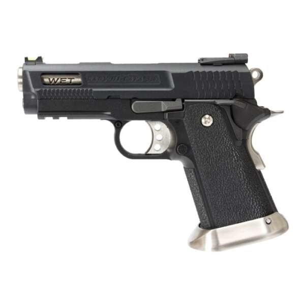 WE PISTOLA A GAS HI-CAPA 3.8 WET-2 BRONTOSAURUS NERA (WH7WET-2) - immagine 2