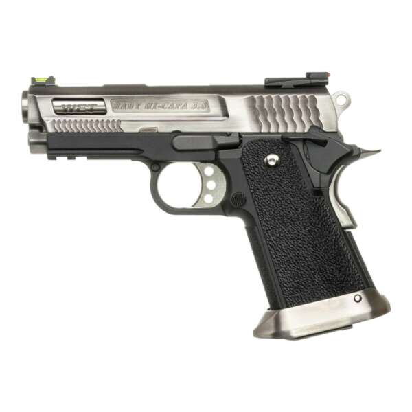 WE PISTOLA A GAS HI-CAPA 3.8 WET-2 BRONTOSAURUS SILVER (WH8WET-2) - immagine 2
