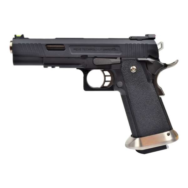 WE PISTOLA A GAS HI-CAPA 5.1 WET T-REX NERA (WH1WET-BK) - immagine 2