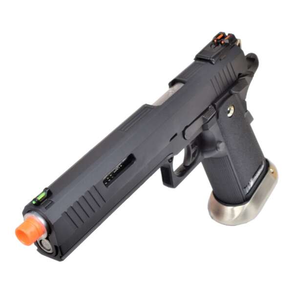 WE PISTOLA A GAS HI-CAPA 6.0 I-REX B NERA / SILVER BARREL (WH18B2-BKSV) - immagine 4