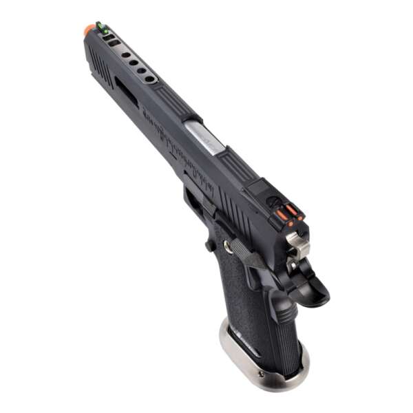 WE PISTOLA A GAS HI-CAPA 6.0 I-REX FORCE NERA / SILVER BARREL (WH18-BKSV) - immagine 4