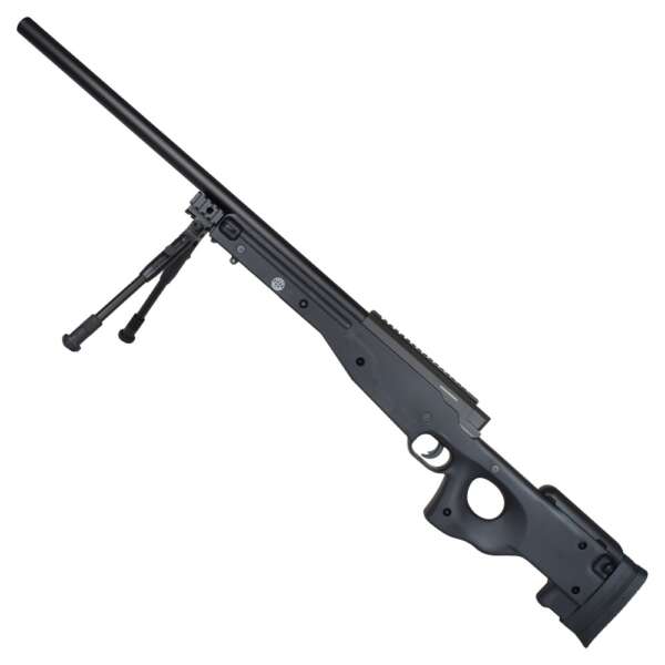 WELL FUCILE SNIPER A MOLLA CON BIPIEDE NERO (MB01B) - immagine 2