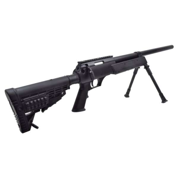 WELL  FUCILE A MOLLA APS SR-2 LRV BLACK SNIPER RIFLE (MB13A) - immagine 5