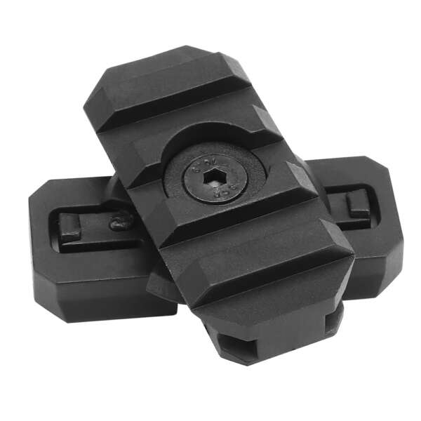 WOSPORT 2 SLITTE ROTANTI PER ELMETTI CON GUIDA 19mm NERE (WO-HL51) - immagine 4